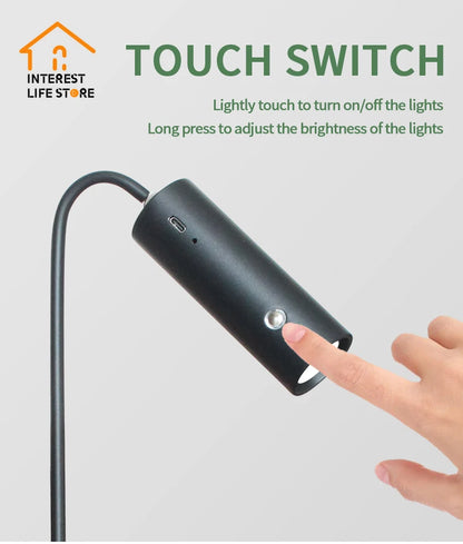 New 3 in 1 LED Desk Lamp Eye-Caring Night Light Rechargeable Full Spectrum with Magnetic Base Portable Bedside School Study Lamp