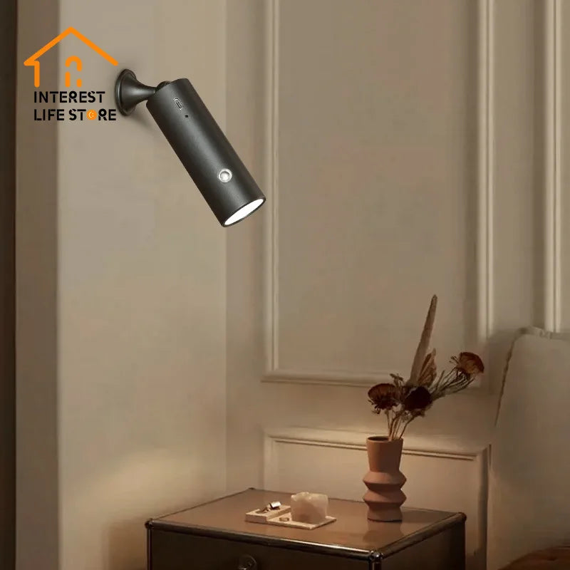 New 3 in 1 LED Desk Lamp Eye-Caring Night Light Rechargeable Full Spectrum with Magnetic Base Portable Bedside School Study Lamp